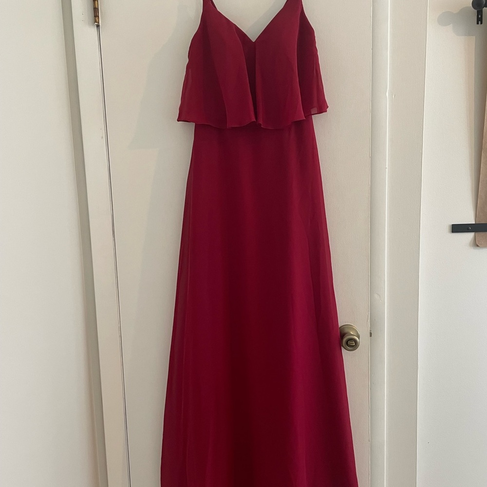 Azazie Desiree Burgundy Size A4